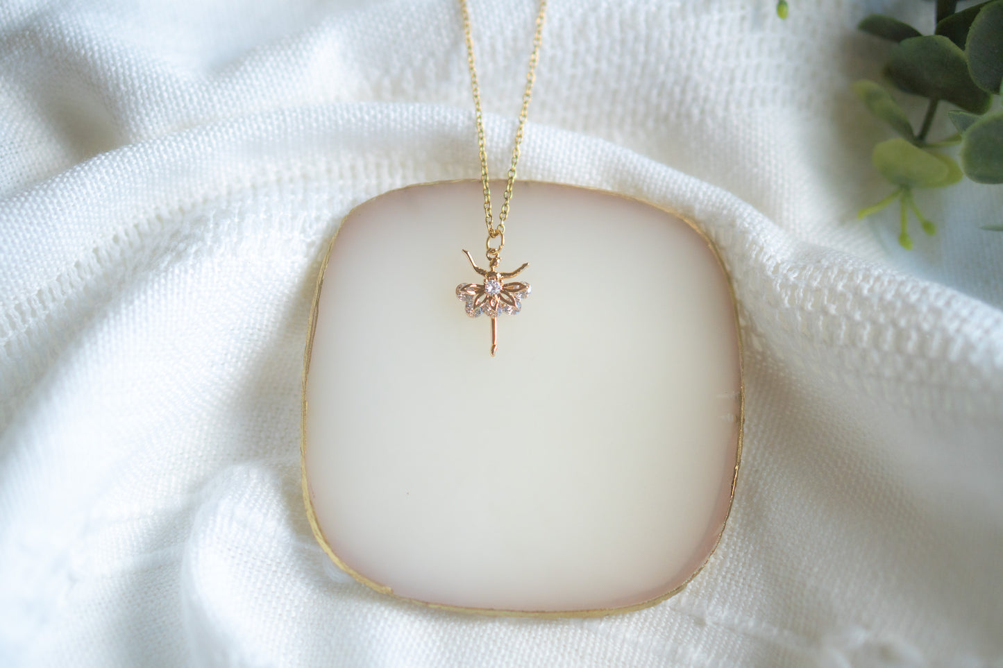 Ballet Girl Dancer Necklace