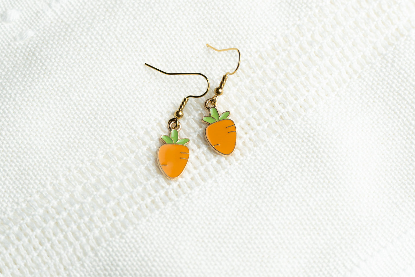 Carrot Charm Earrings