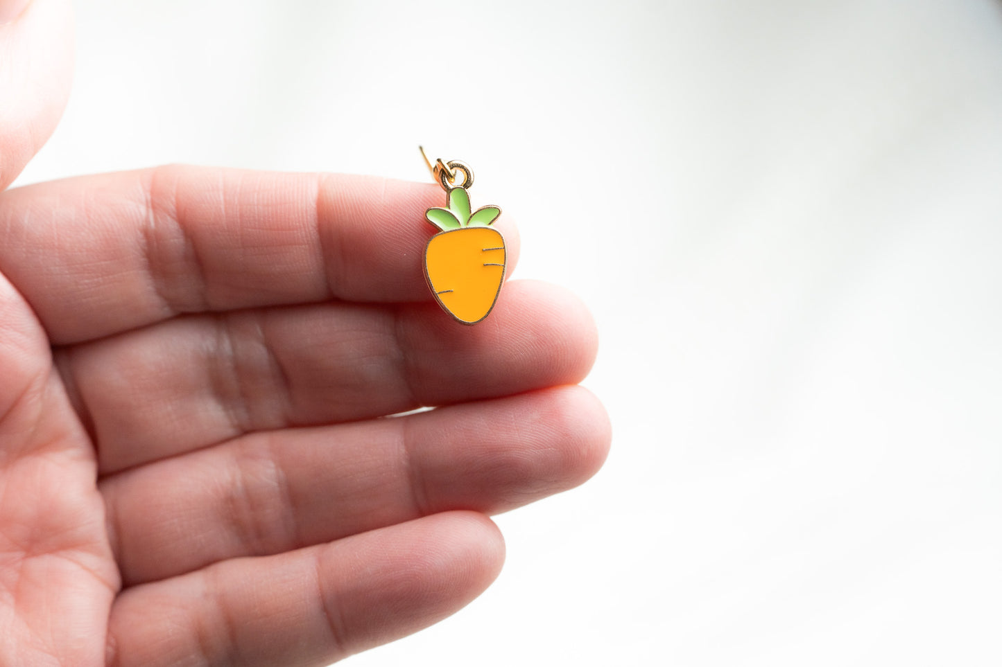 Carrot Charm Earrings