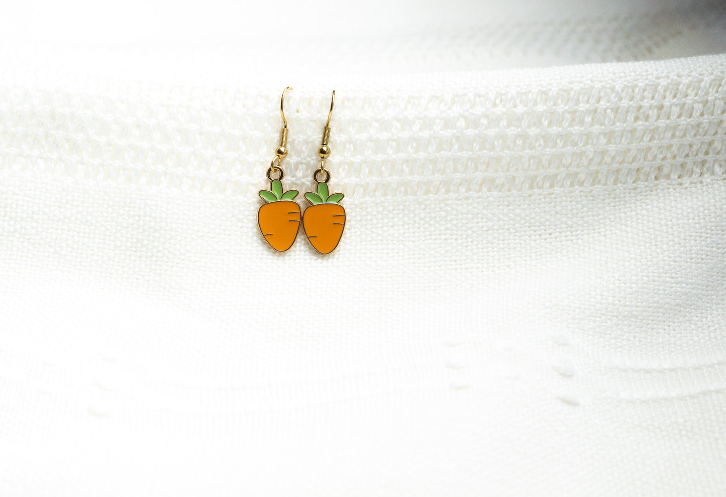 Carrot Charm Earrings