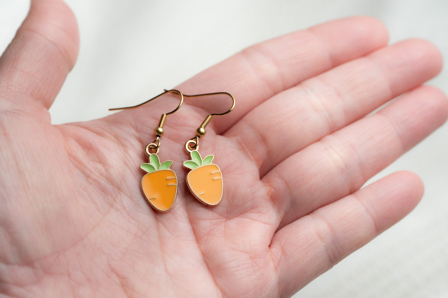 Carrot Charm Earrings