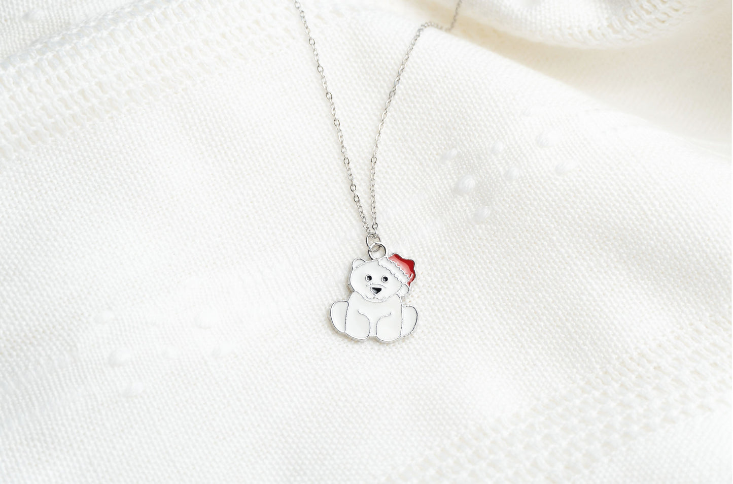 Christmas Polar Bear Necklace