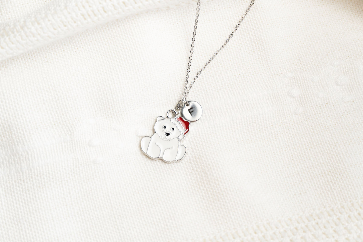 Christmas Polar Bear Necklace