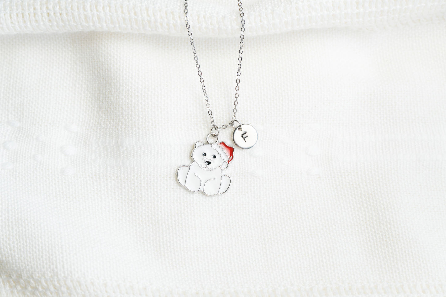 Christmas Polar Bear Necklace