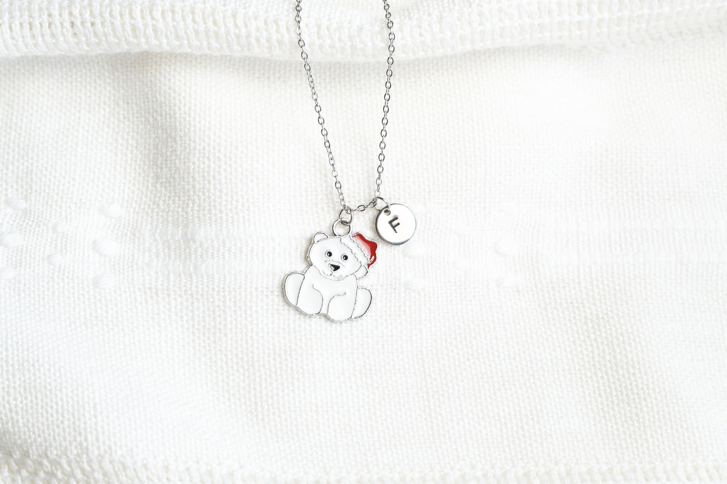 Christmas Polar Bear Necklace