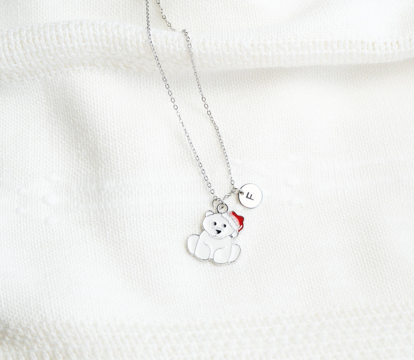Christmas Polar Bear Necklace