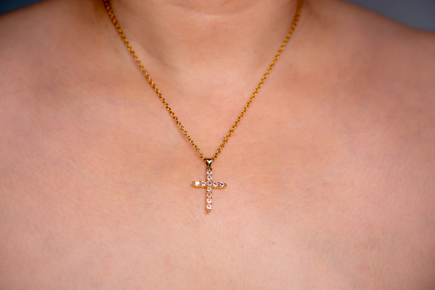 Gold Cross Necklace