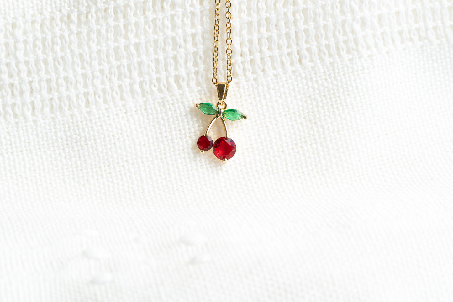 Cherry Pendant Necklace