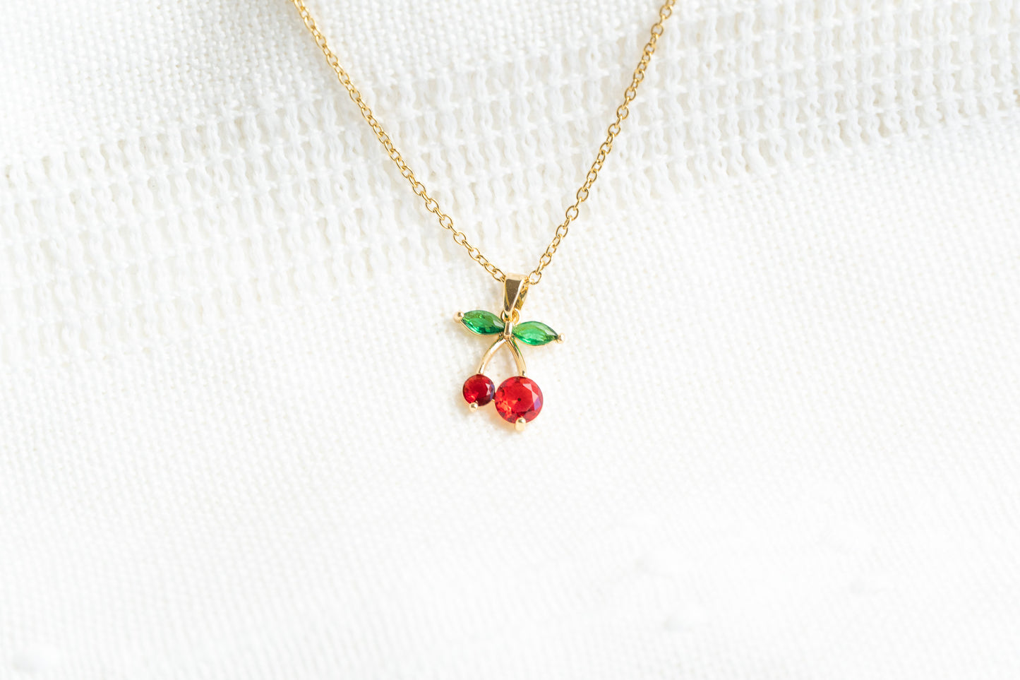 Cherry Pendant Necklace