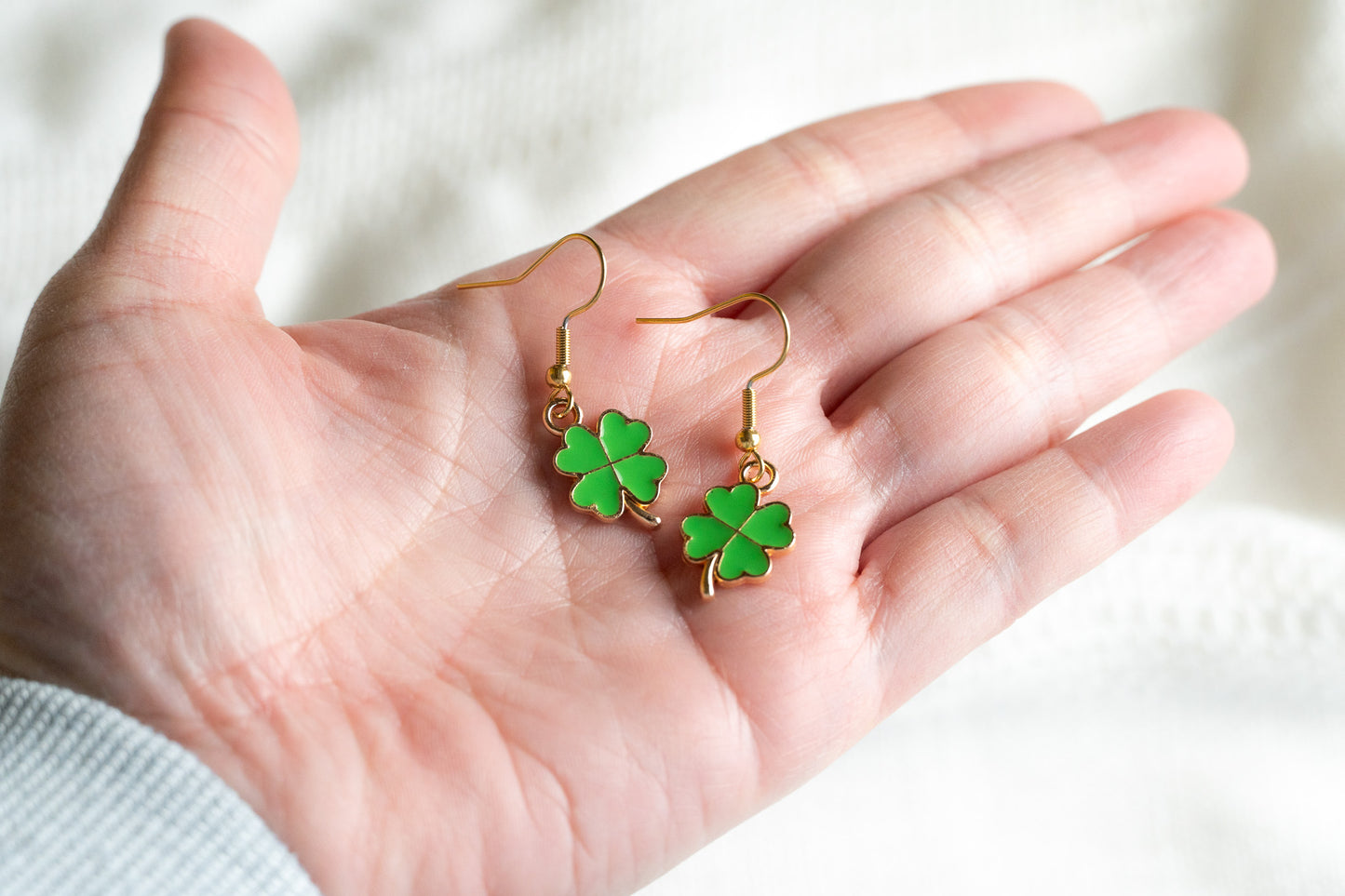 Four Leaf Clover Earrings