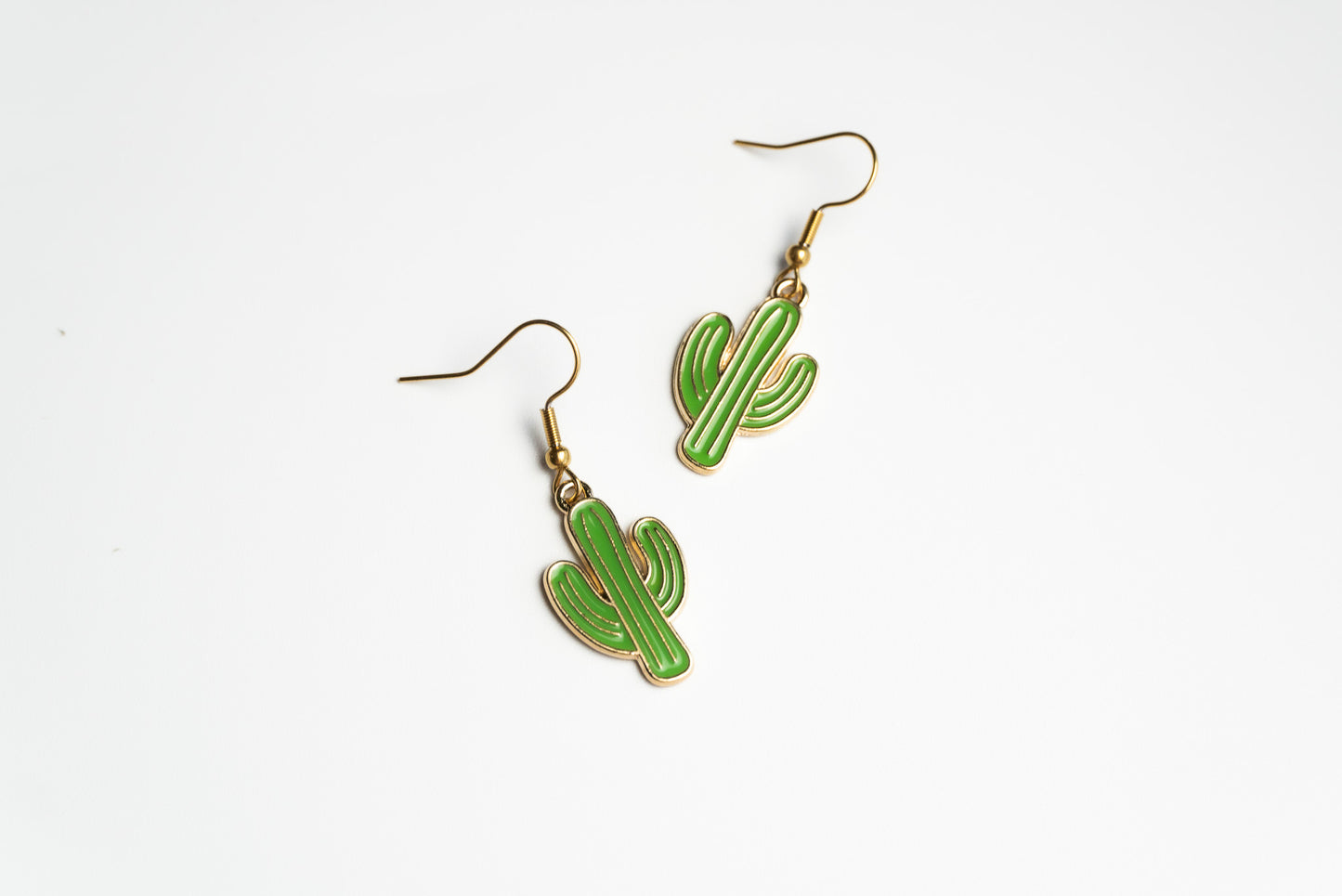 Saguaro cactus earrings
