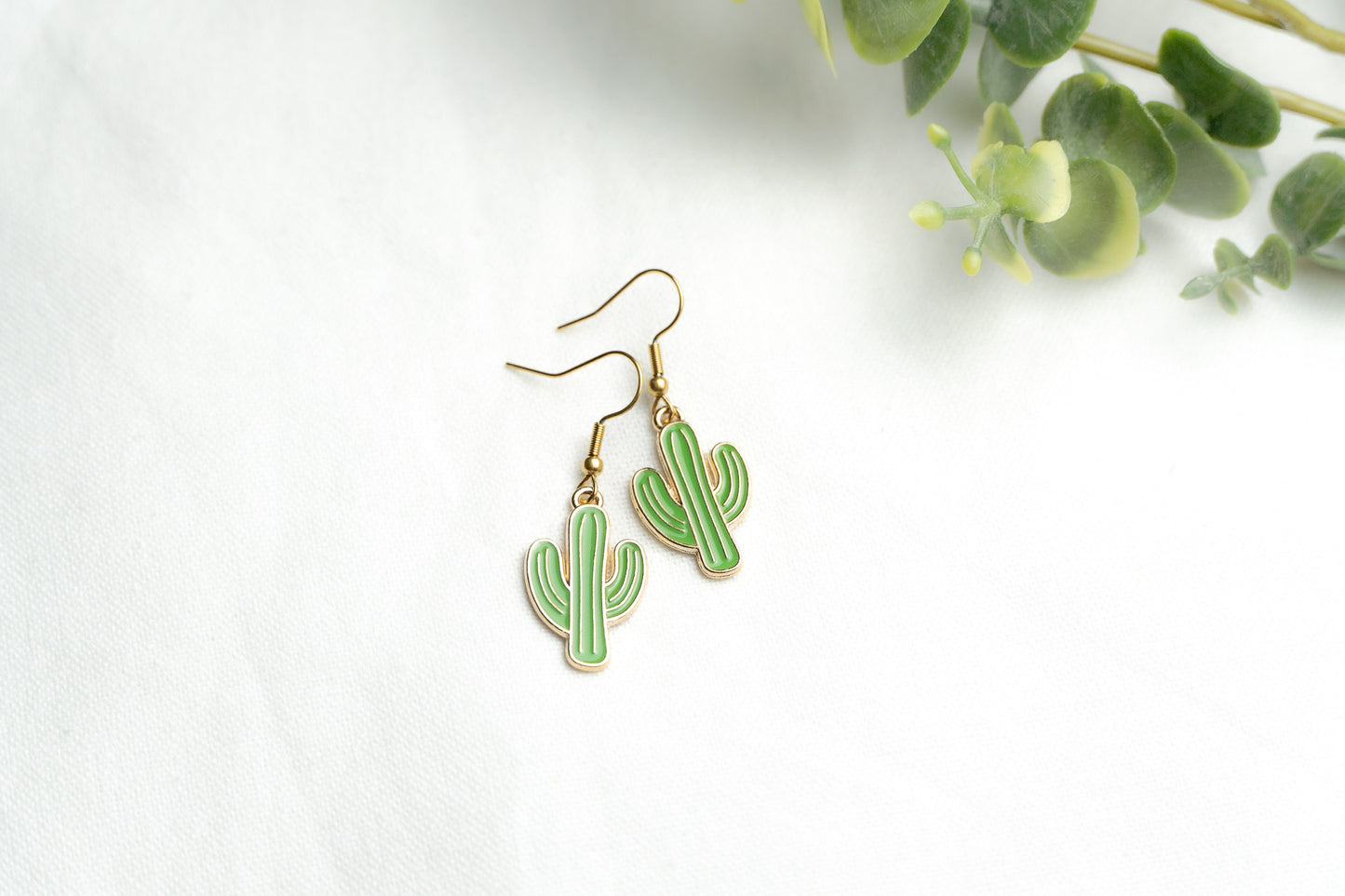 Saguaro cactus earrings