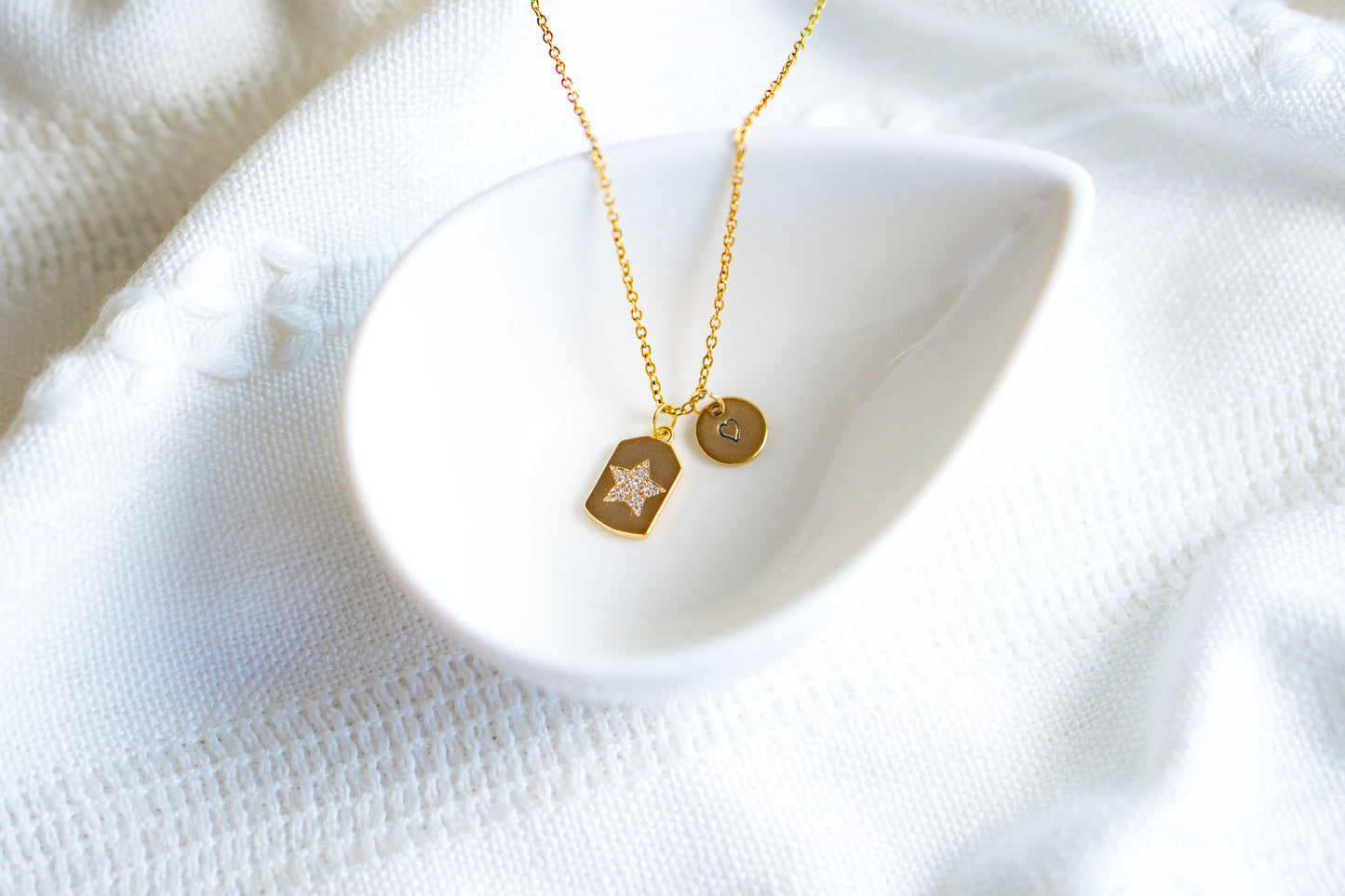 Gold Sparkling Star Necklace