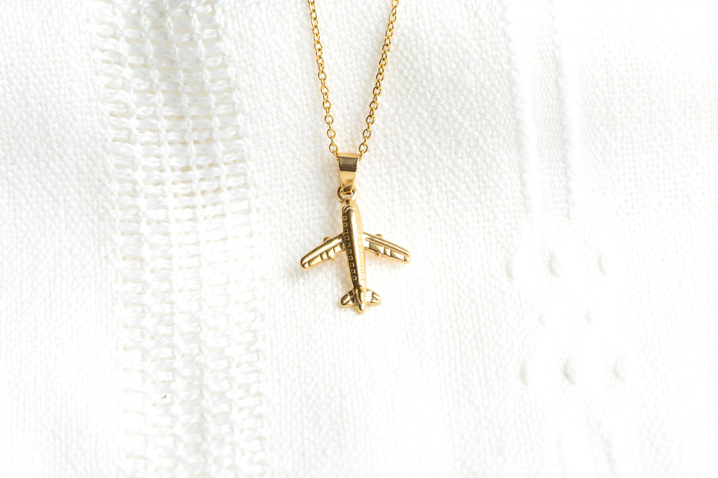 Gold Airplane