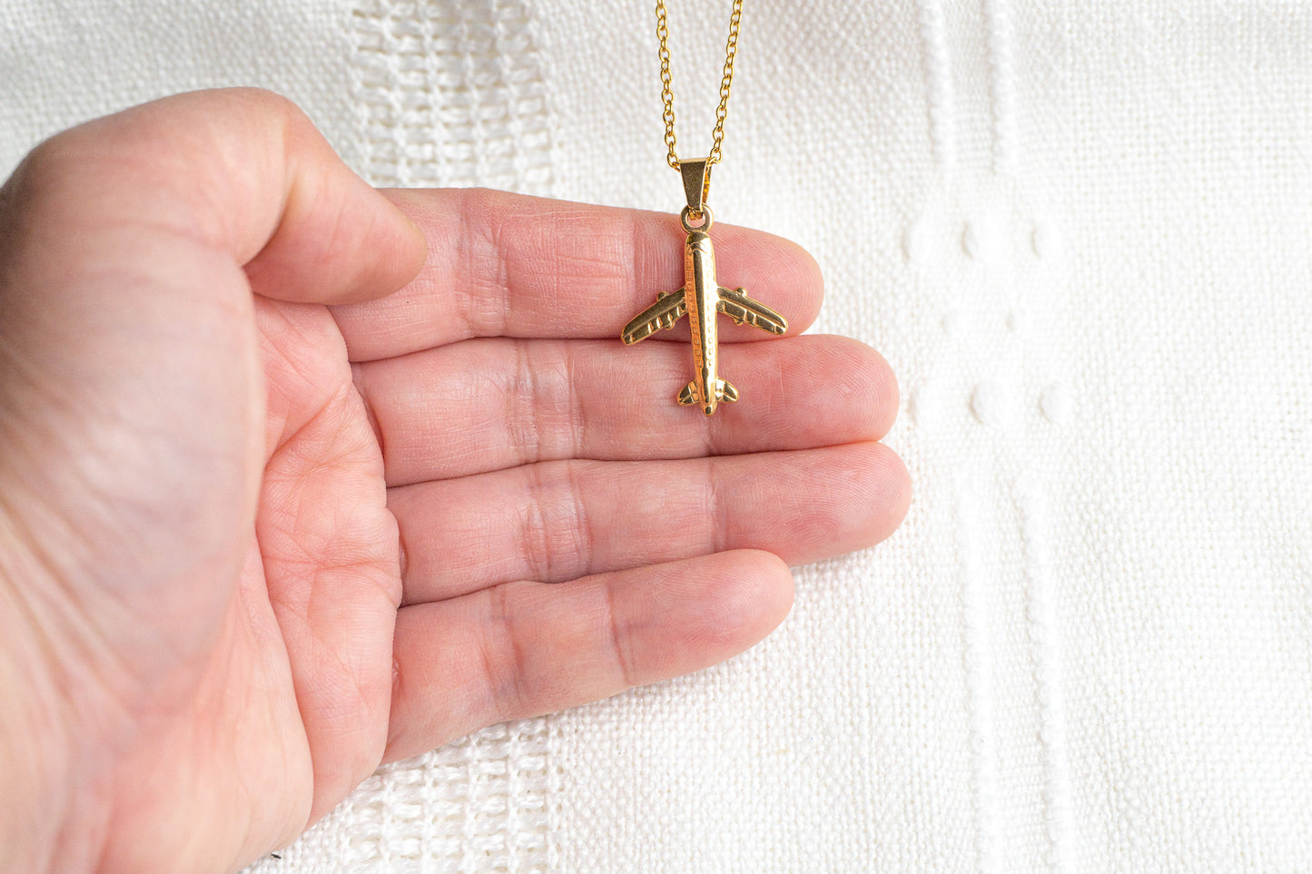 Gold Airplane