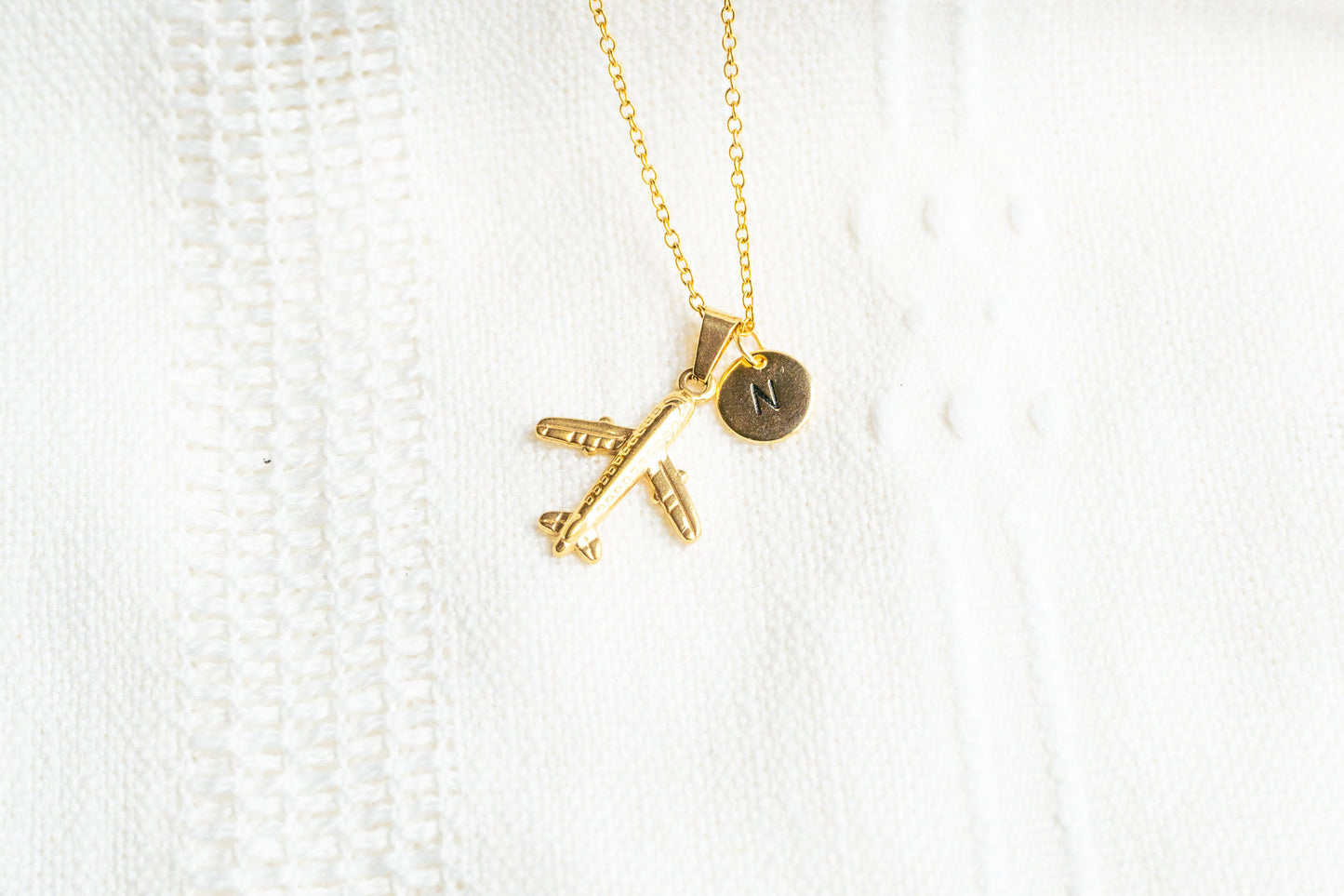 Gold Airplane