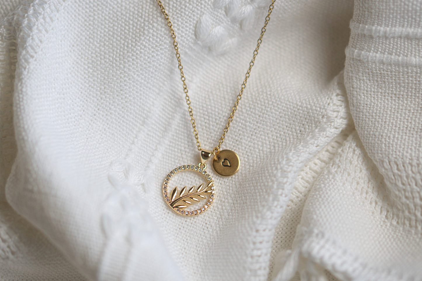 Leaf Ring Necklace