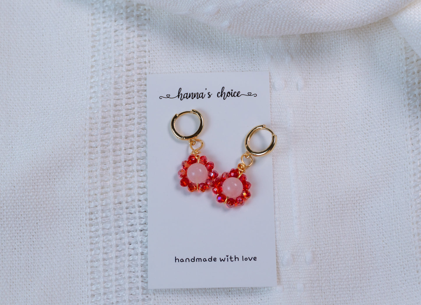 Small Daisy Flower-Red