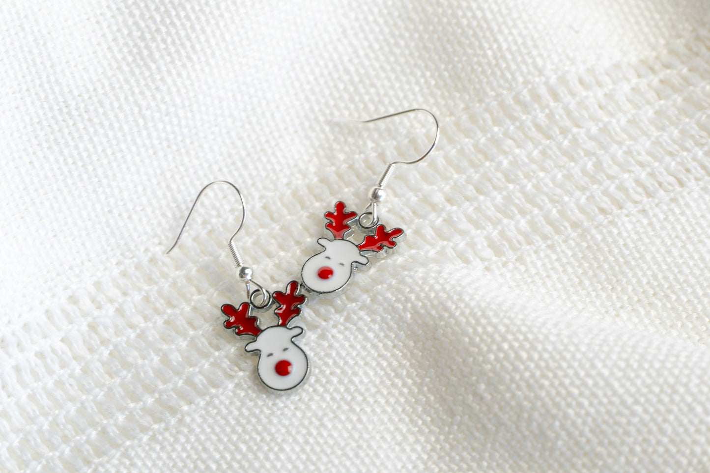 Cute Reindeer Drop Earrings