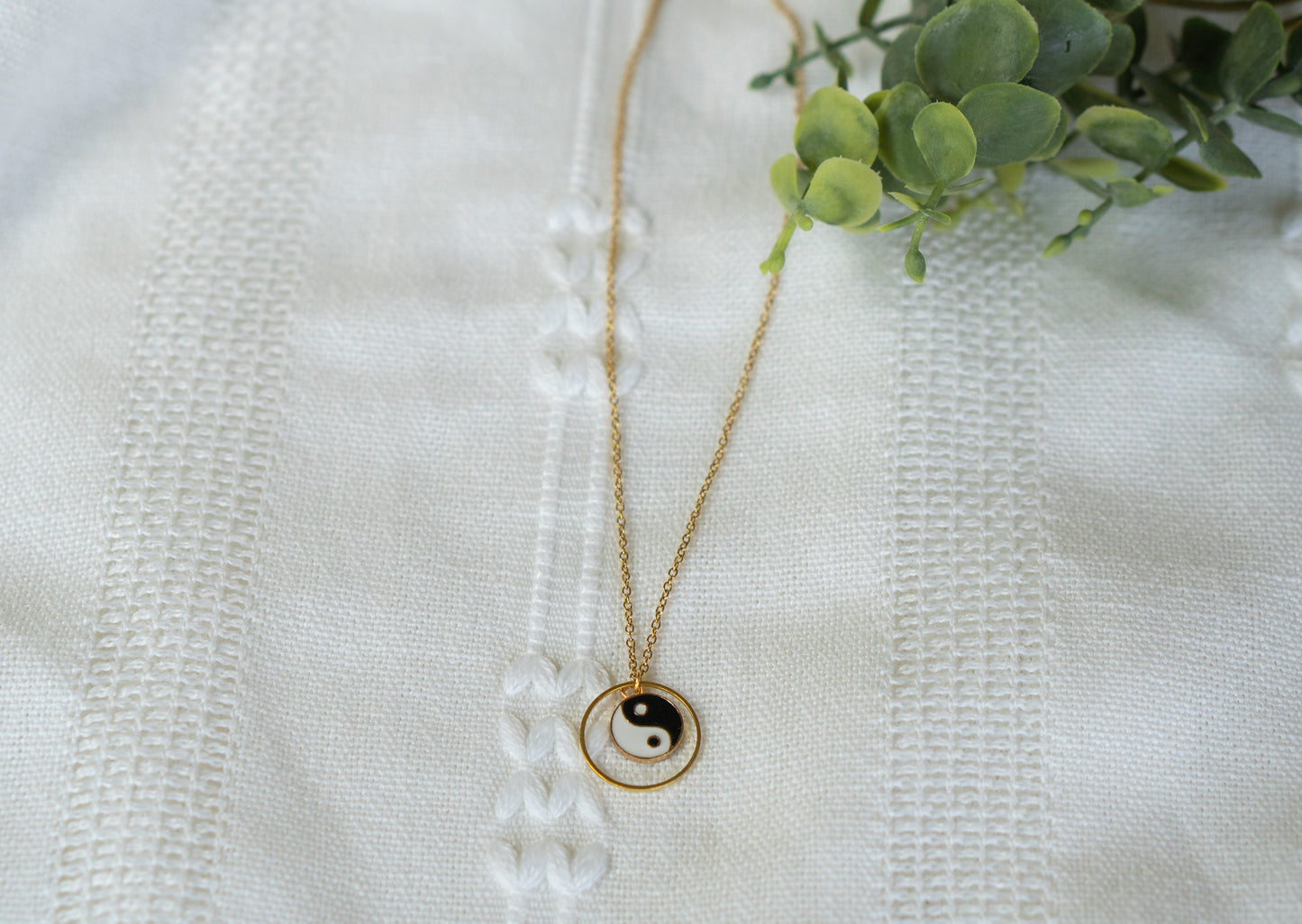 Unique Yin Yang Necklace for her