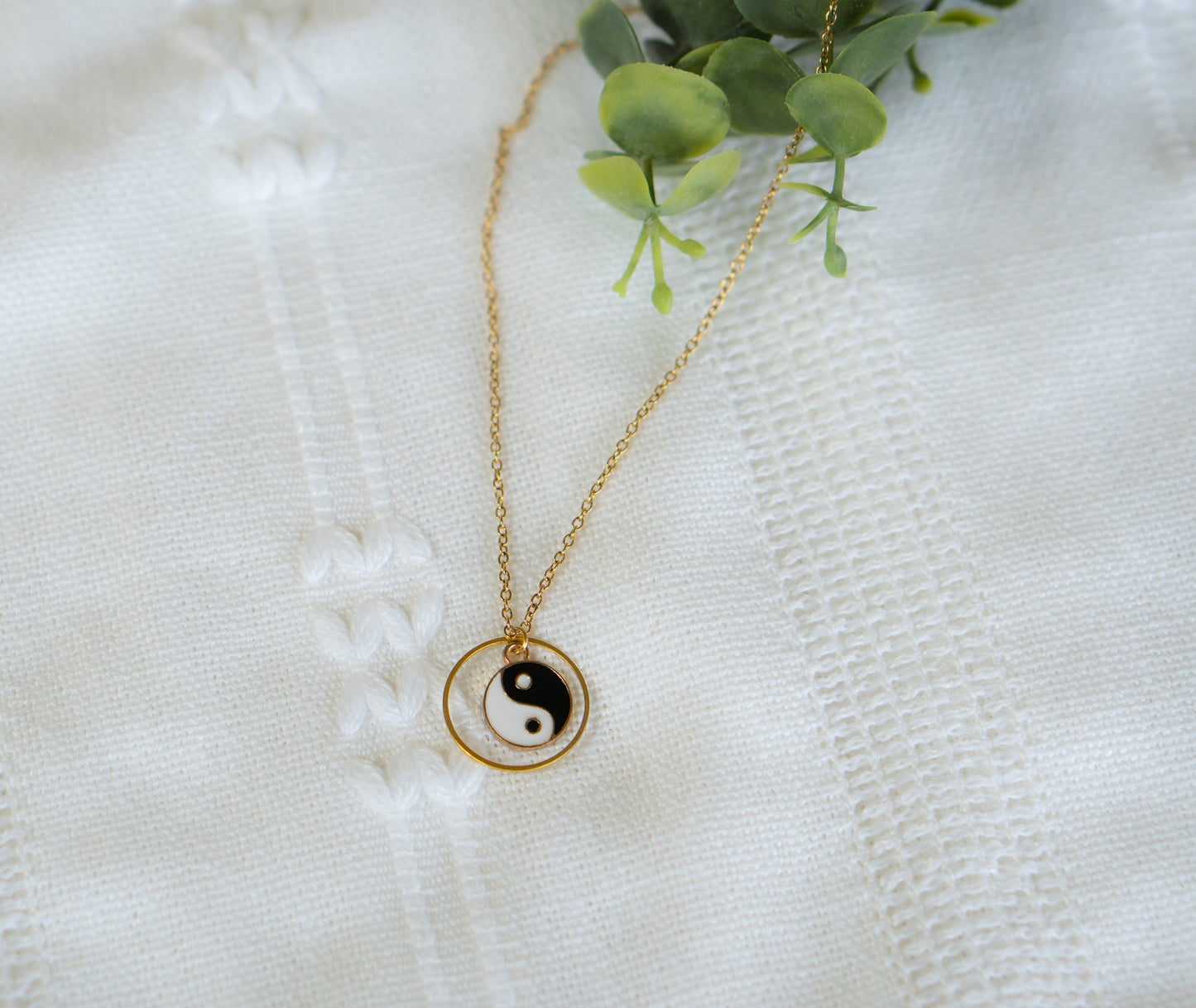 Unique Yin Yang Necklace for her