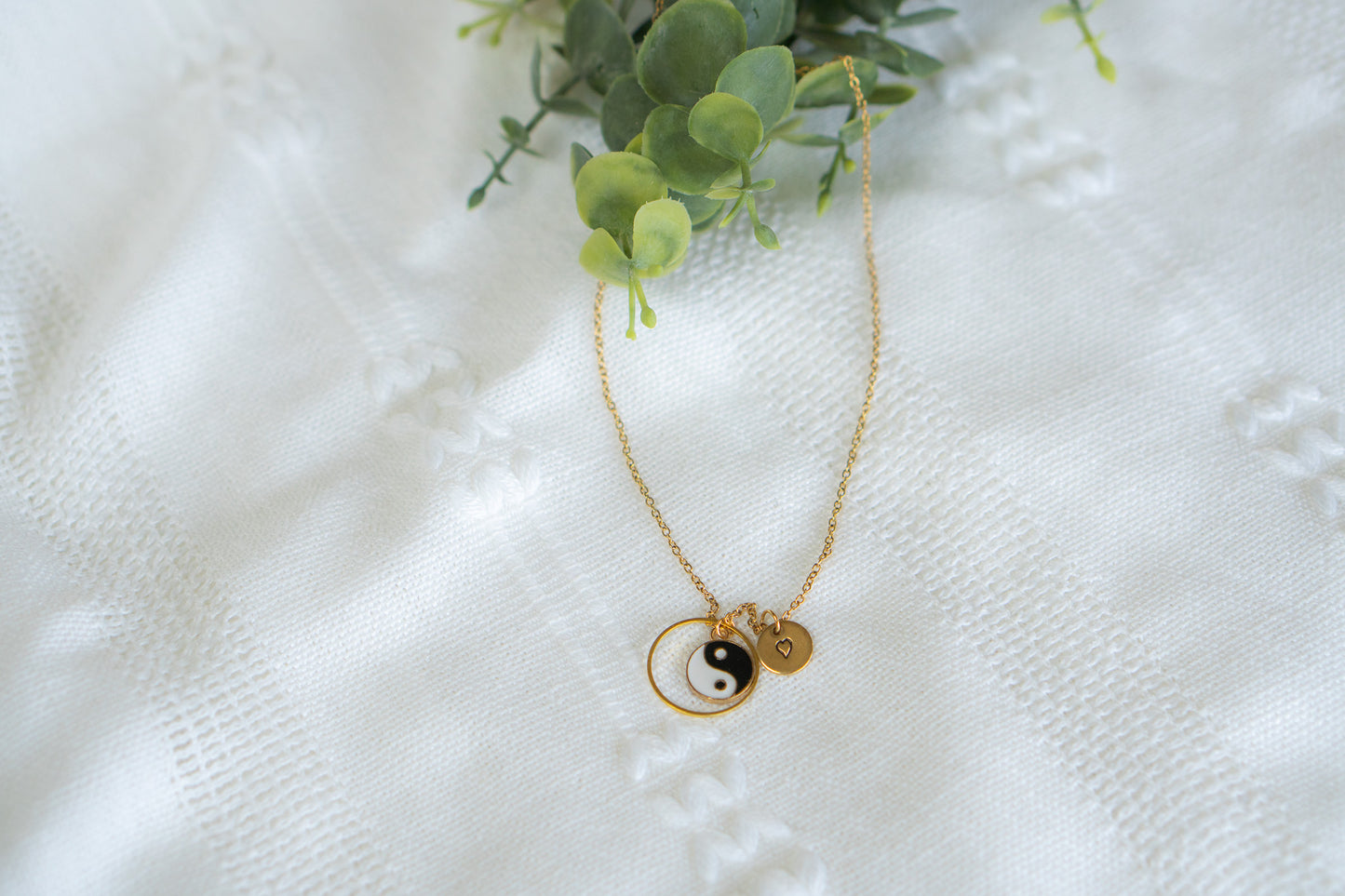 Unique Yin Yang Necklace for her