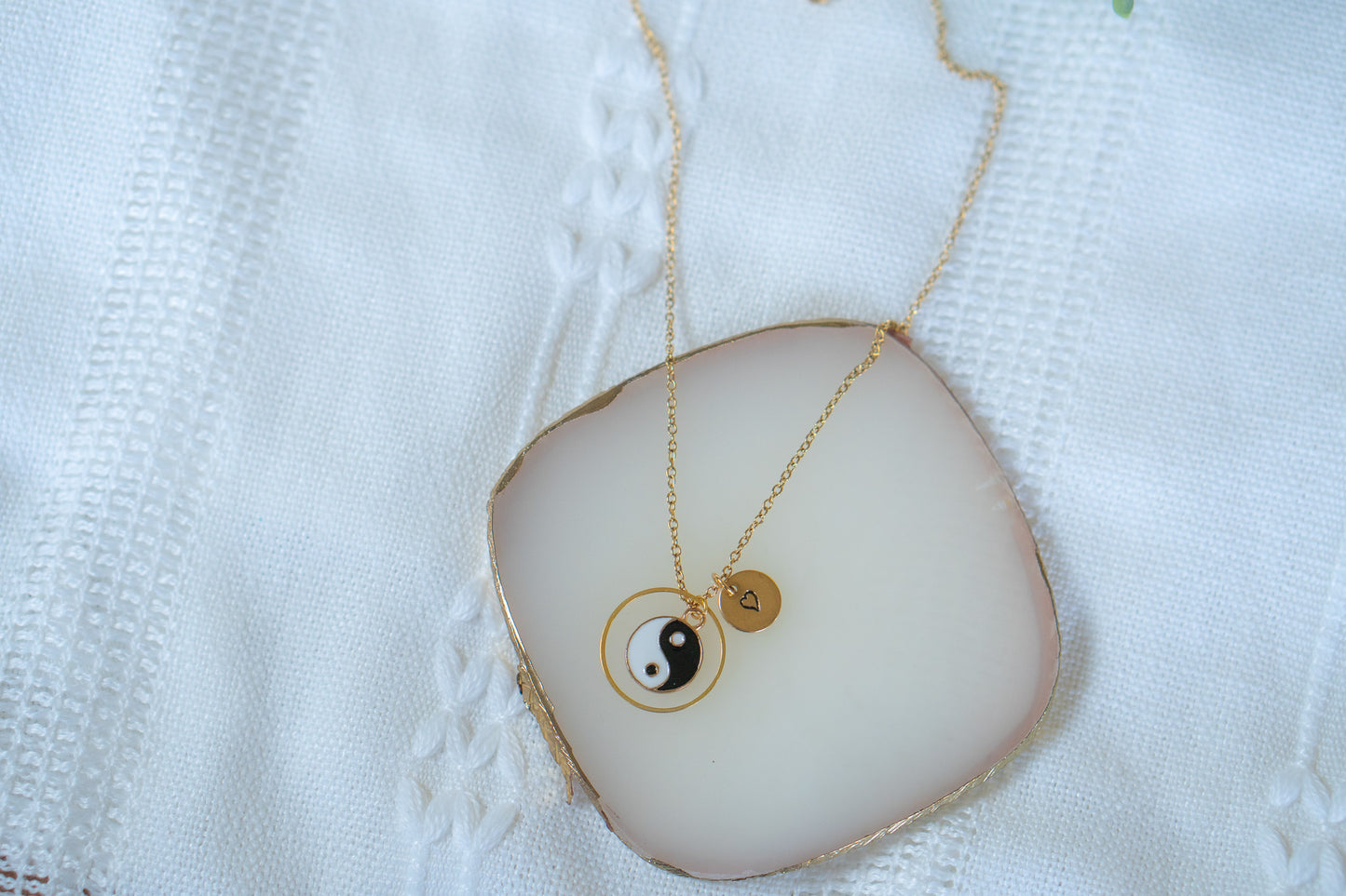 Unique Yin Yang Necklace for her