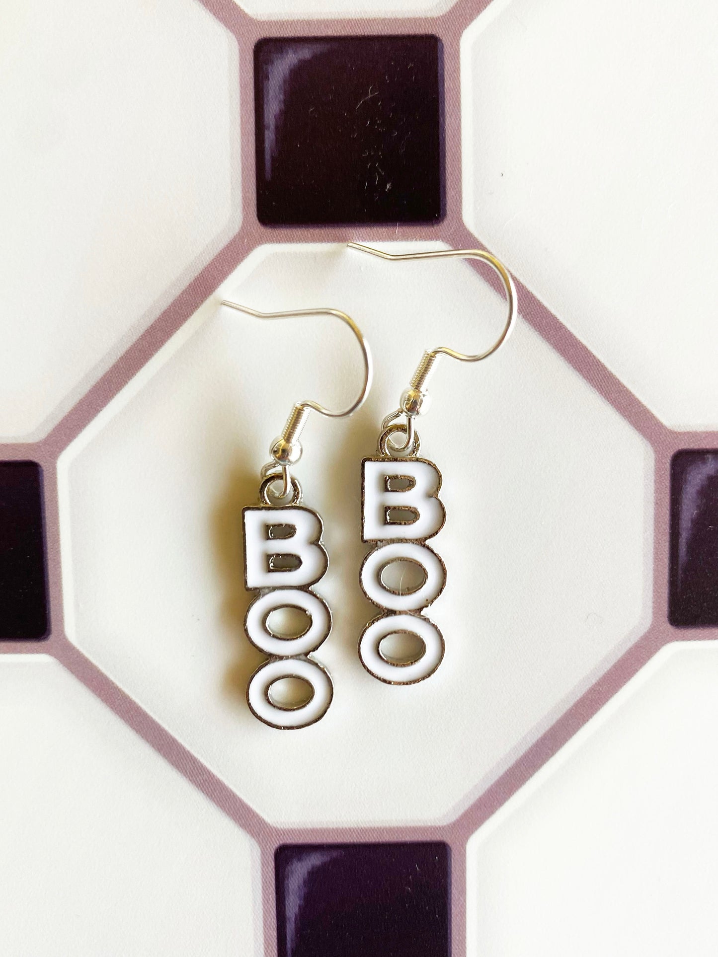 Halloween "BOO" Earrings