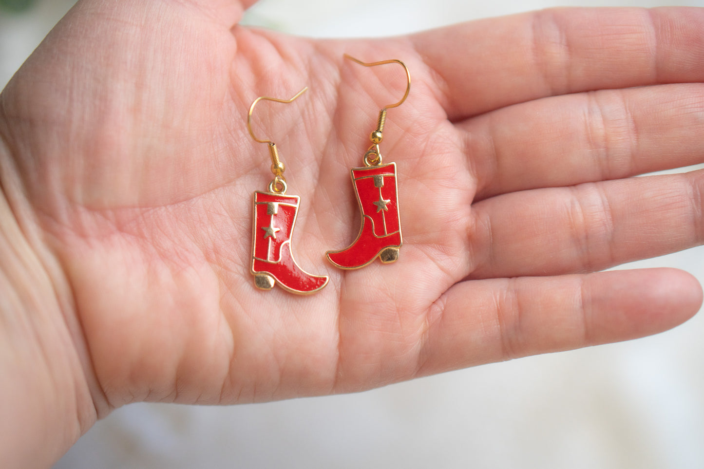 Cowgirl Boots Earrings