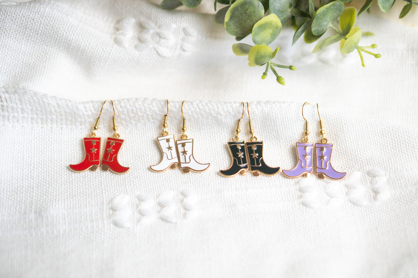 Cowgirl Boots Earrings