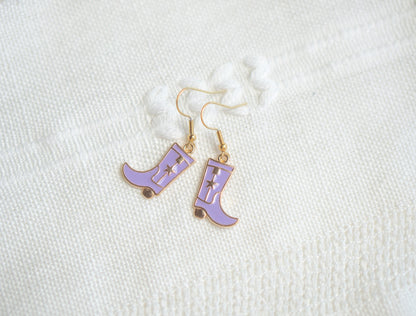 Cowgirl Boots Earrings