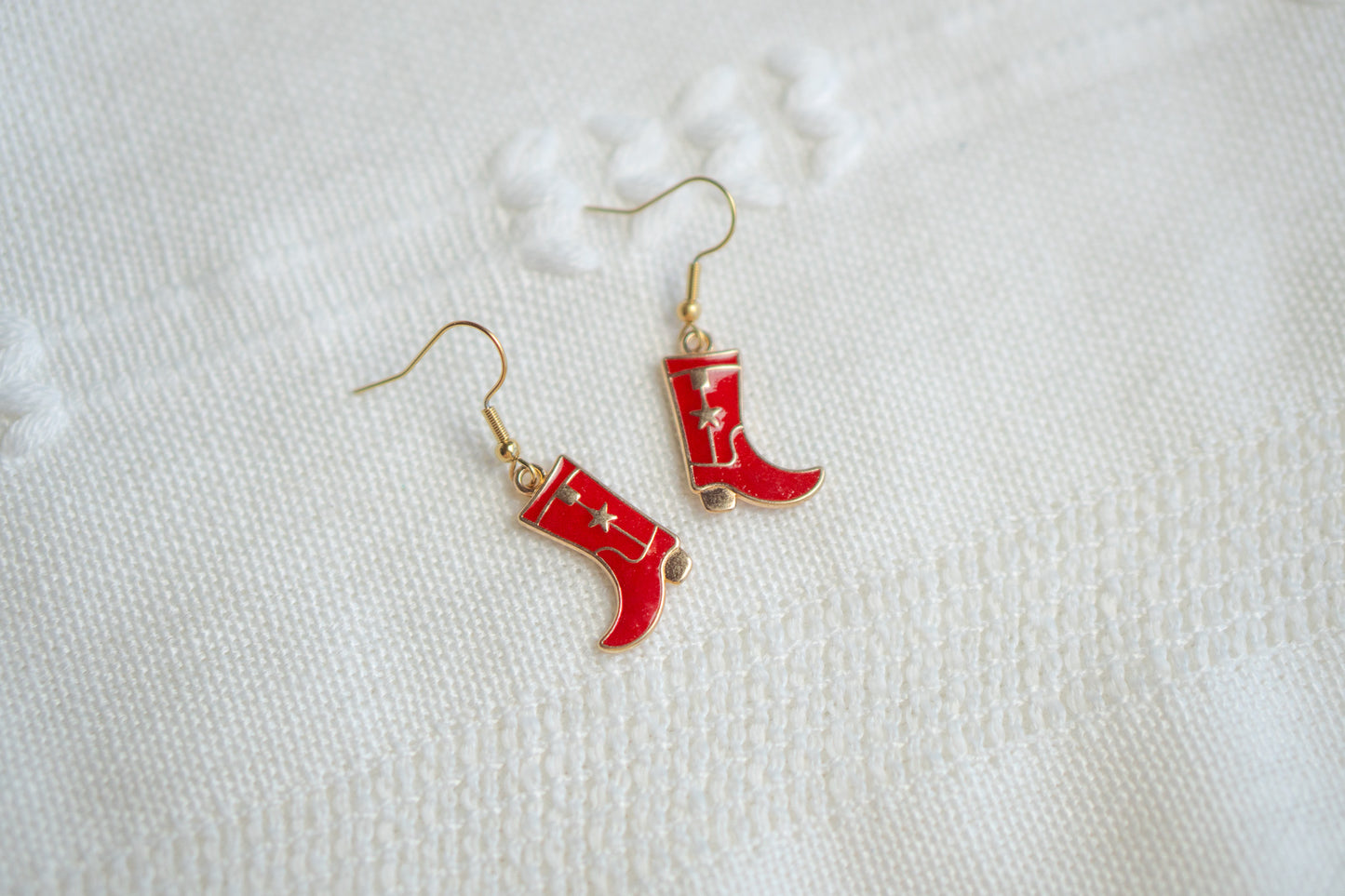 Cowgirl Boots Earrings