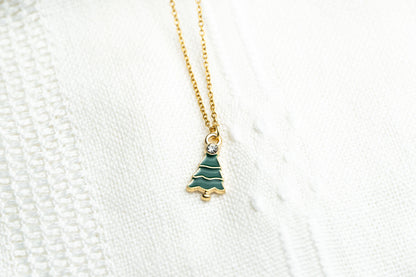 Christmas Tree Necklace