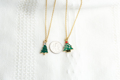 Christmas Tree Necklace