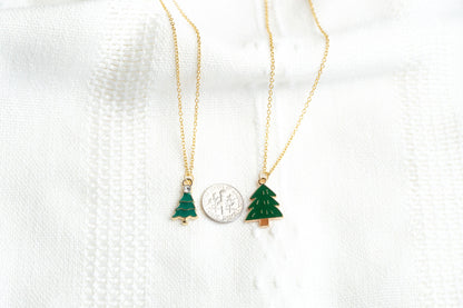 Christmas Tree Necklace