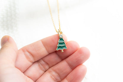 Christmas Tree Necklace