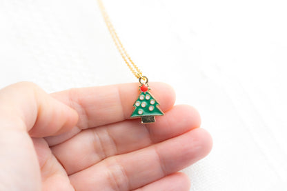 Christmas Tree Necklace