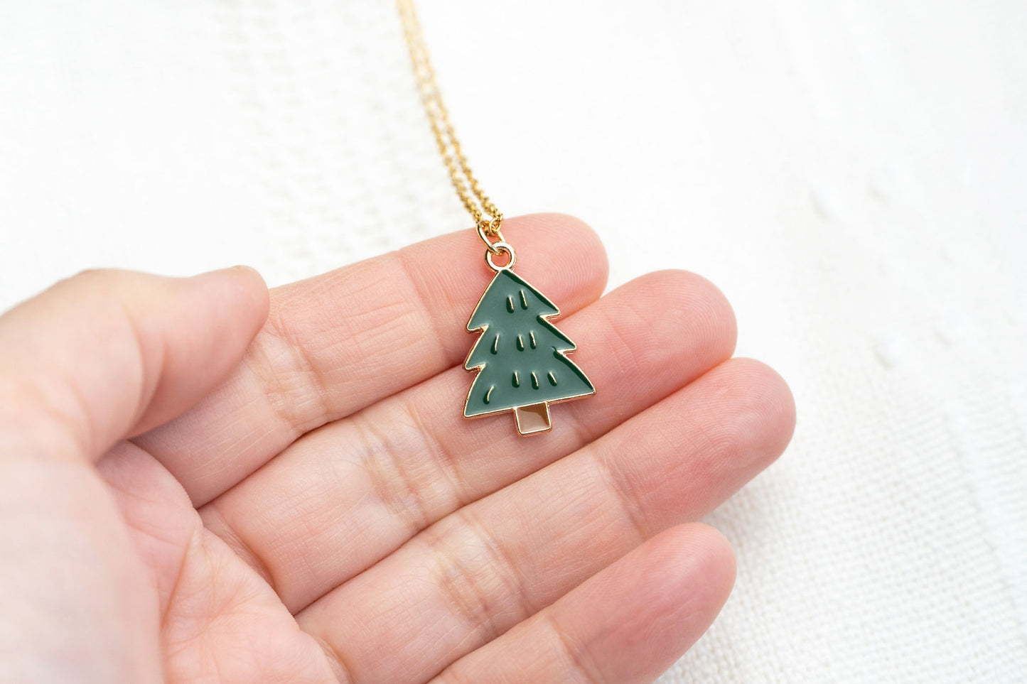 Christmas Tree Necklace
