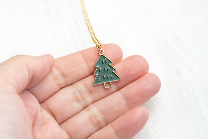 Christmas Tree Necklace