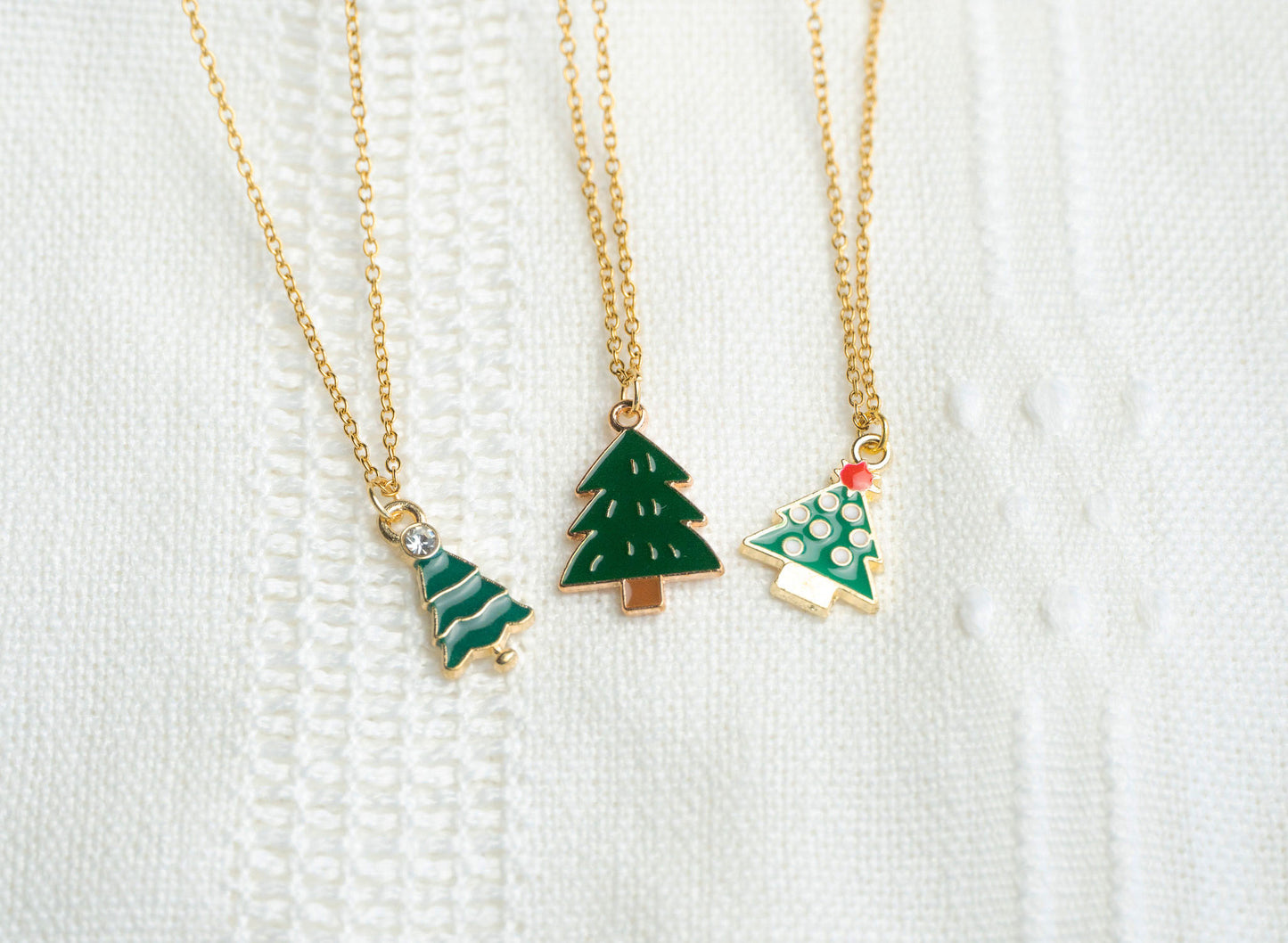 Christmas Tree Necklace