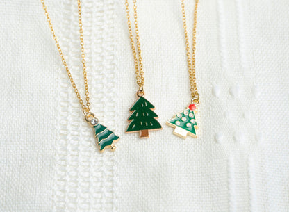 Christmas Tree Necklace