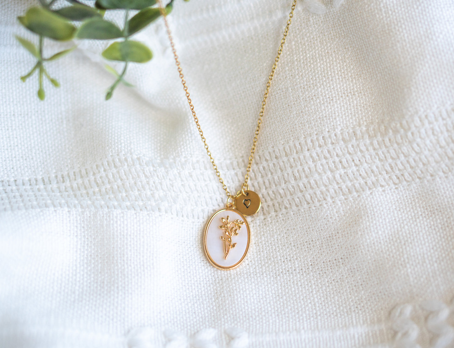 December Birth Flower Necklace