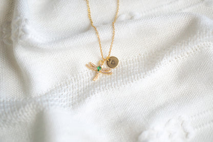 Small Dragonfly Necklace