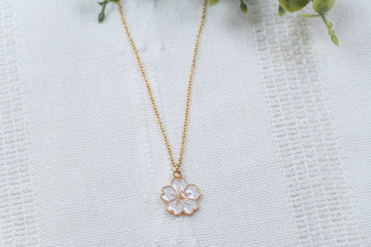 Sakura Flower Necklace