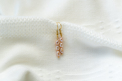 Three Pearls Earrings