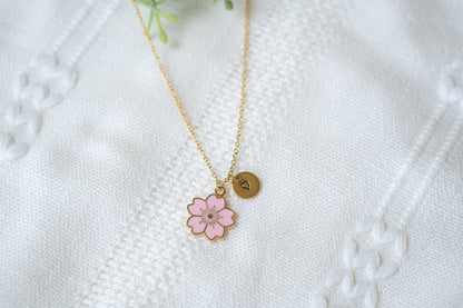 Sakura Flower Necklace