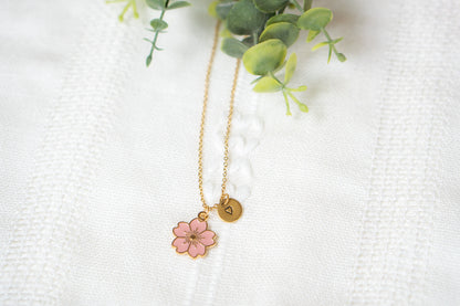 Sakura Flower Necklace