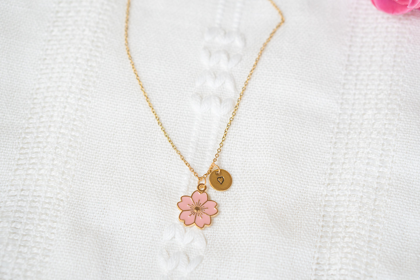 Sakura Flower Necklace