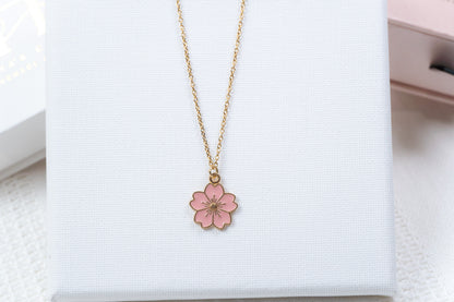 Sakura Flower Necklace