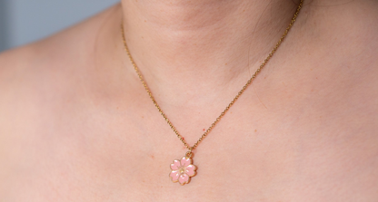 Sakura Flower Necklace